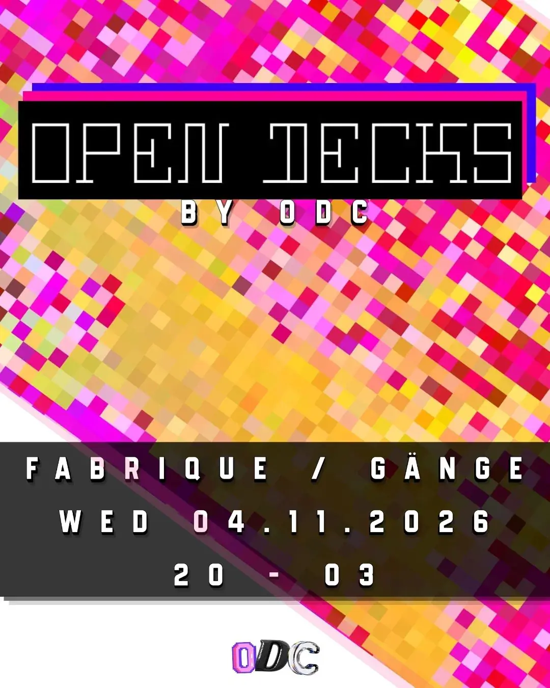 OPEN DECKS im Gängeviertel