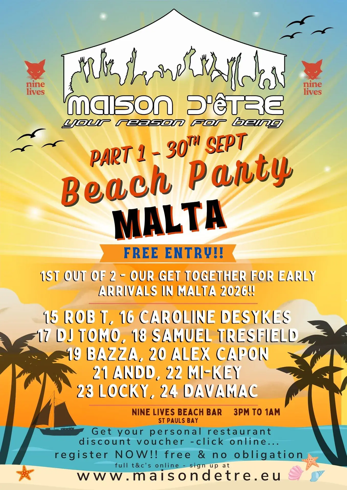 Maison D'être Malta - Defected Week - Part 1 - 30th September