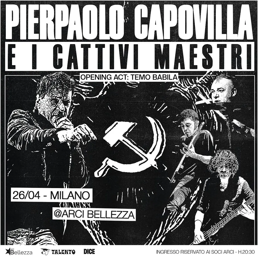Pierpaolo Capovilla e i Cattivi Maestri