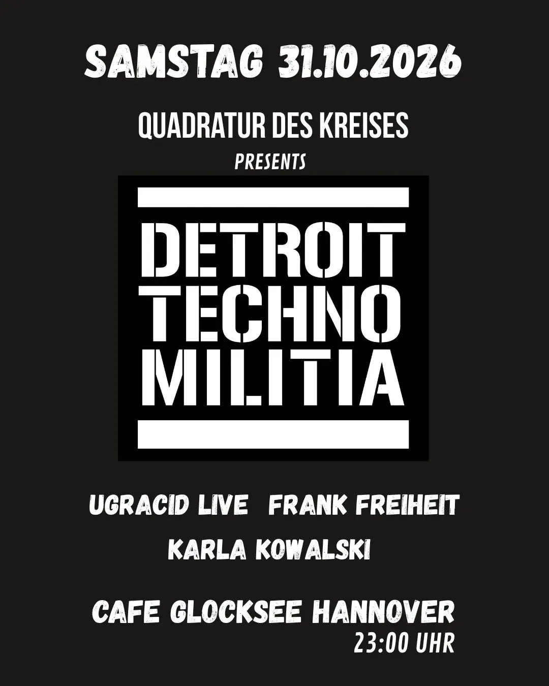 Quadratur des Kreises - Detroit Techno Militia – 2×4 Takeover