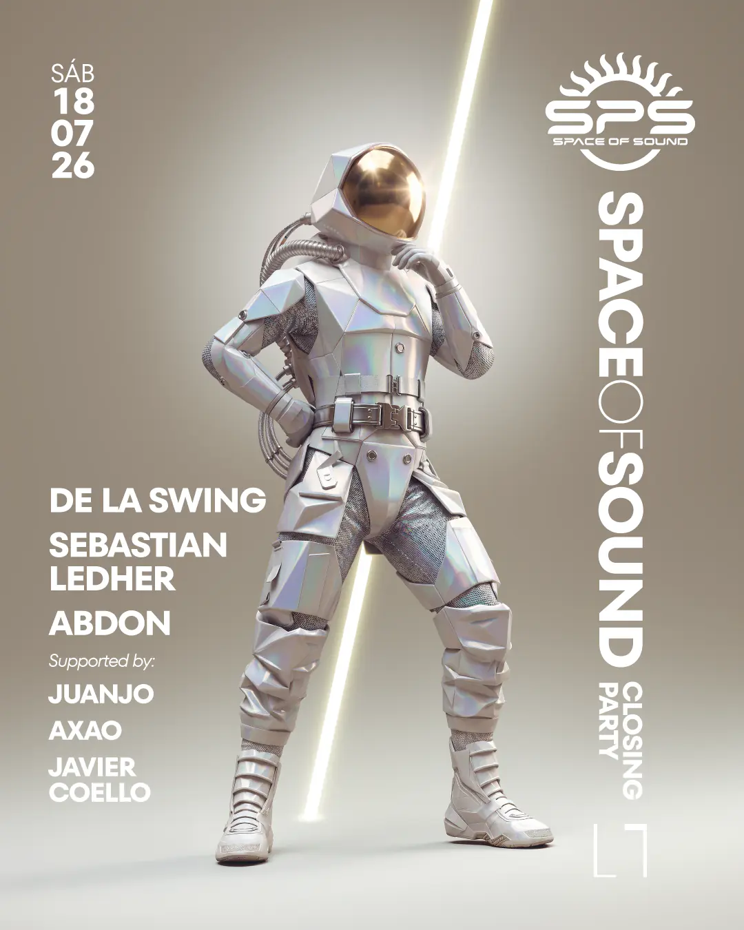 Space of Sound Closing Party with De La Swing + Sebastian Ledher + Abdon