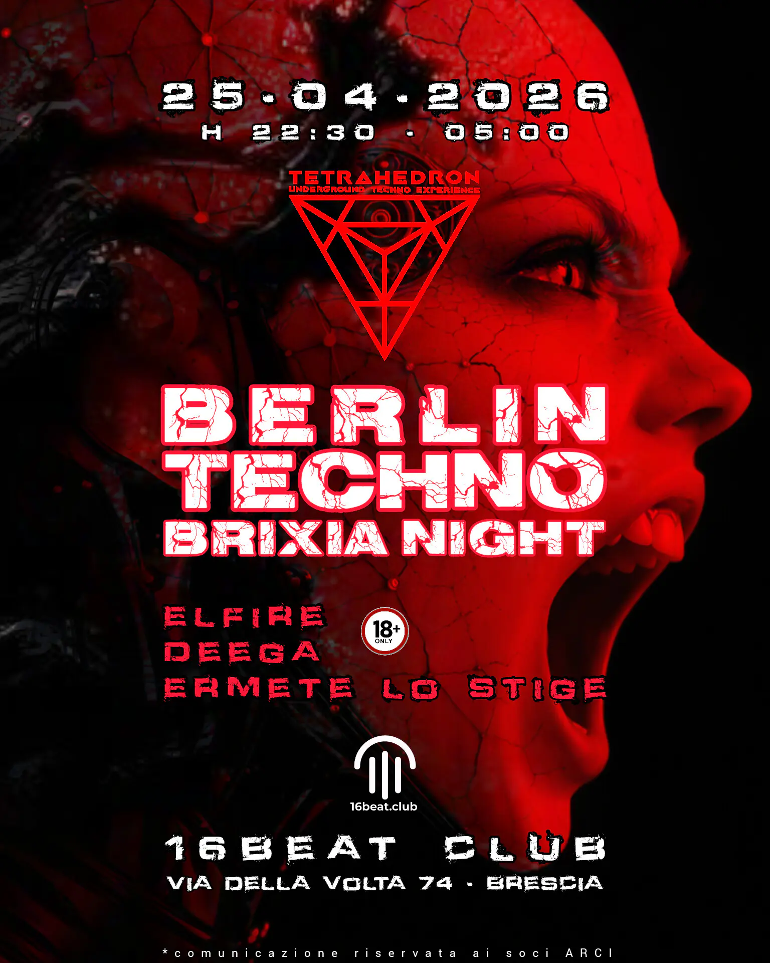BERLIN TECHNO BRIXIA NIGHT by TETRAHEDRON