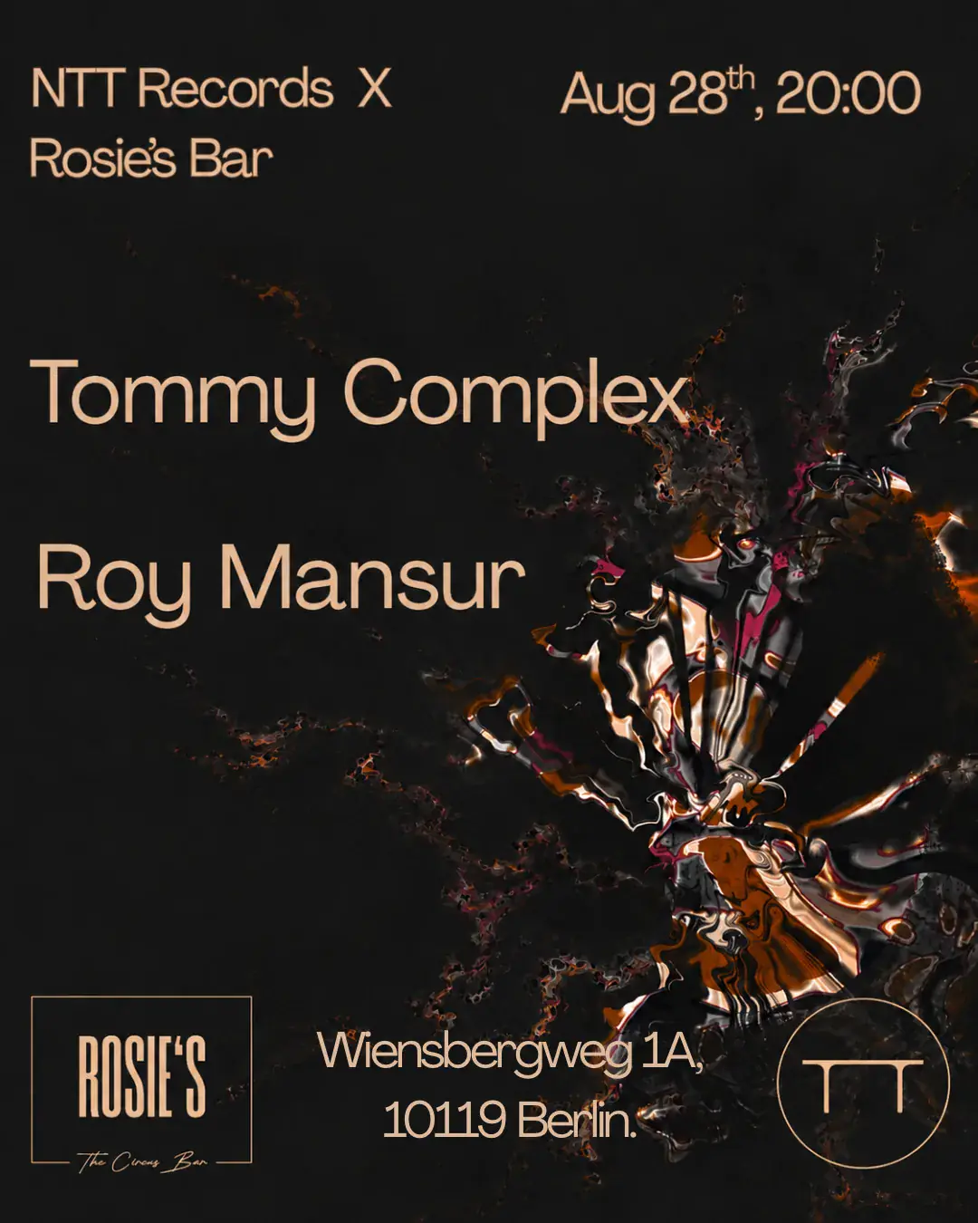 !Free Entry! Rosie's Bar presents: NTT records Showcase- Tommy Complex & Roy Mansur