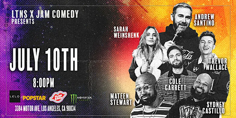 JAM Comedy & LTNS Presents: Andrew Santino, Trevor Wallace, & More