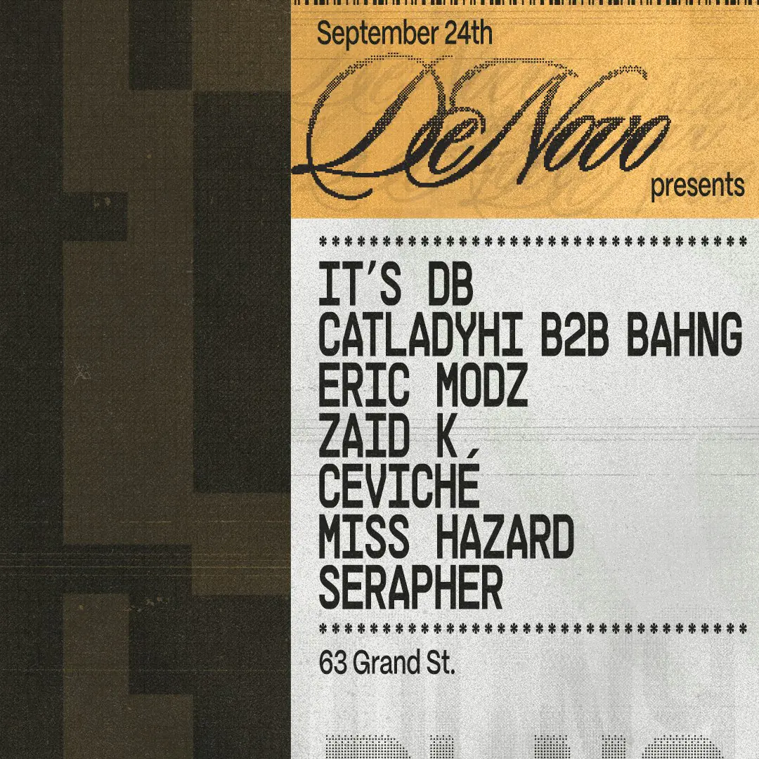 De Novo Presents: Catladyhi, Miss Hazard+more