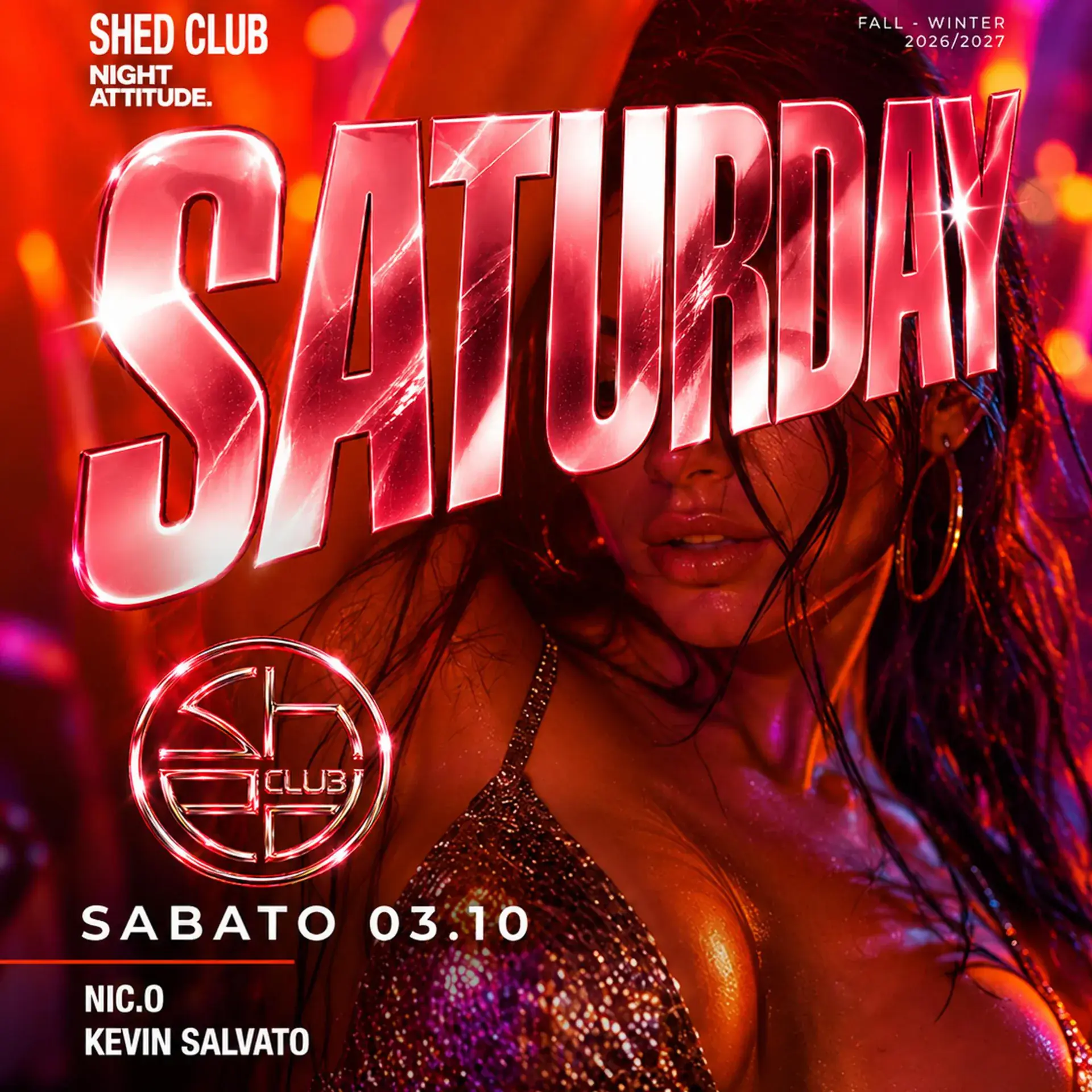 SHED SATURDAY - Sabato 03.10.26