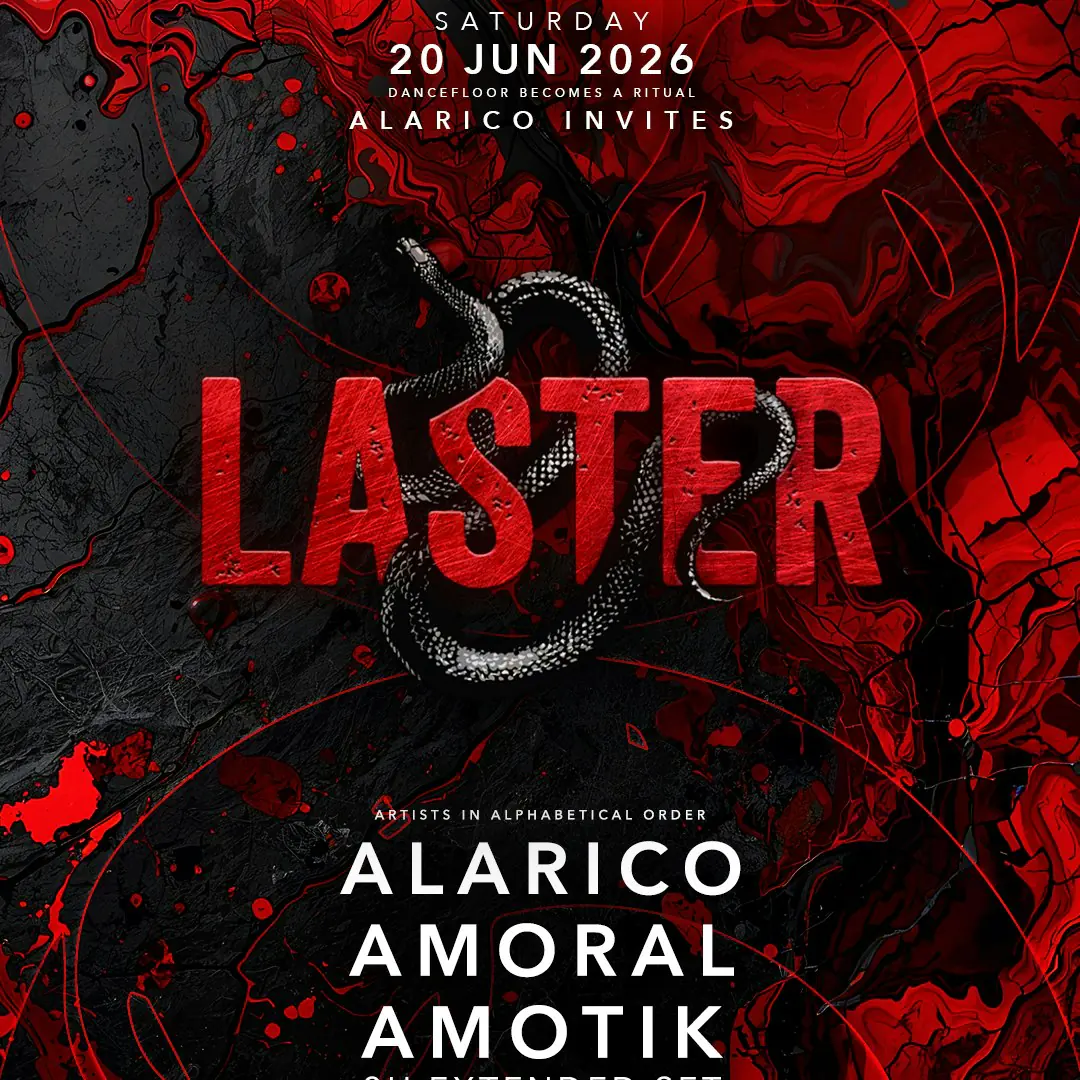Laster Club presenta ALARICO invita a AMORAL & AMOTIK