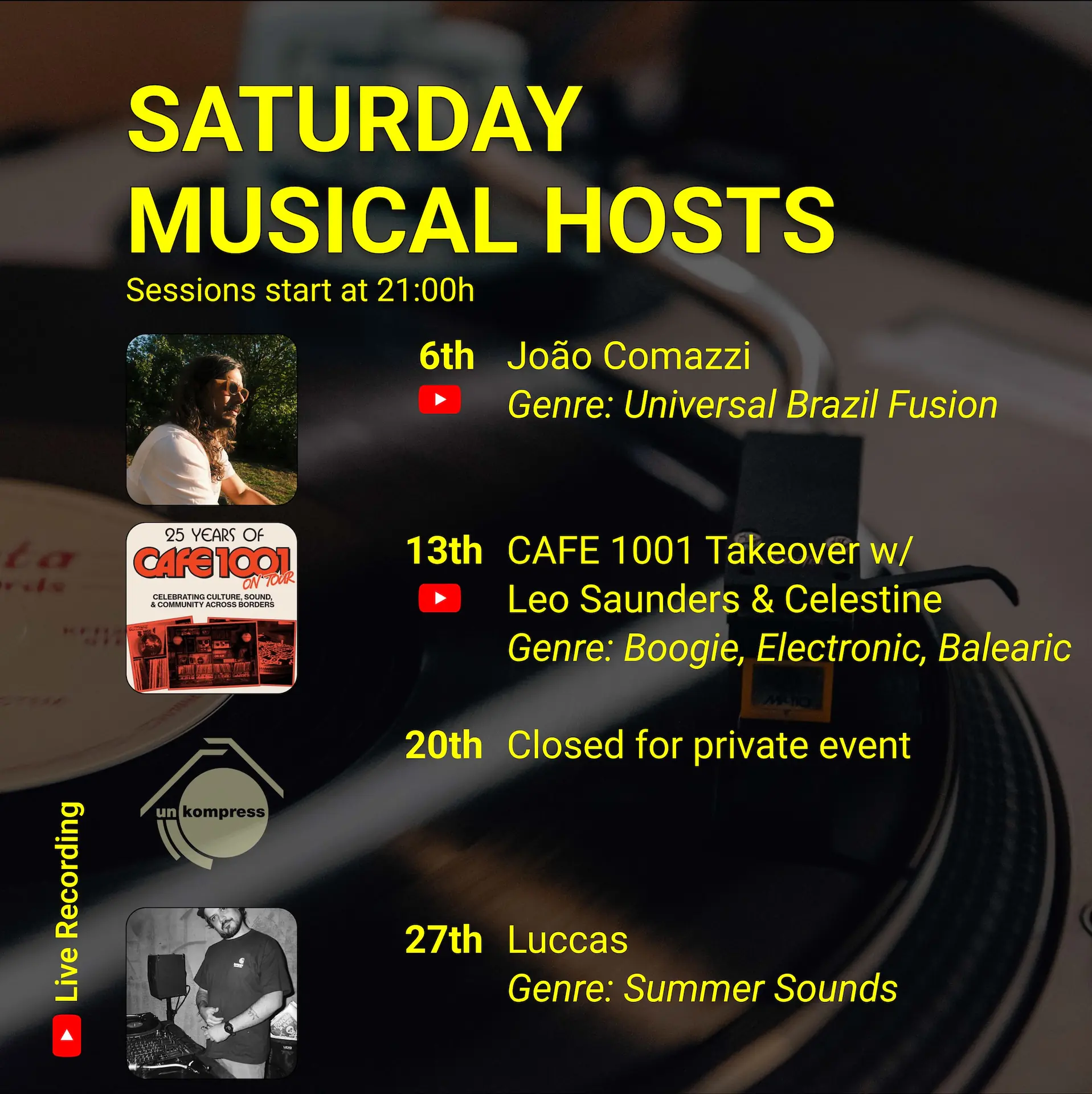 Unkompress Saturday Session: João Comazzi