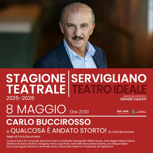 Carlo Buccirosso in “ QUALCOSA è ANDATO STORTO”
