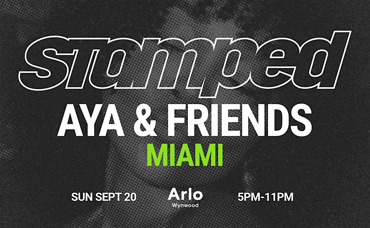 STAMPED: AYA x Friends - SEPTEMBER - Afrobeats Amapiano and more