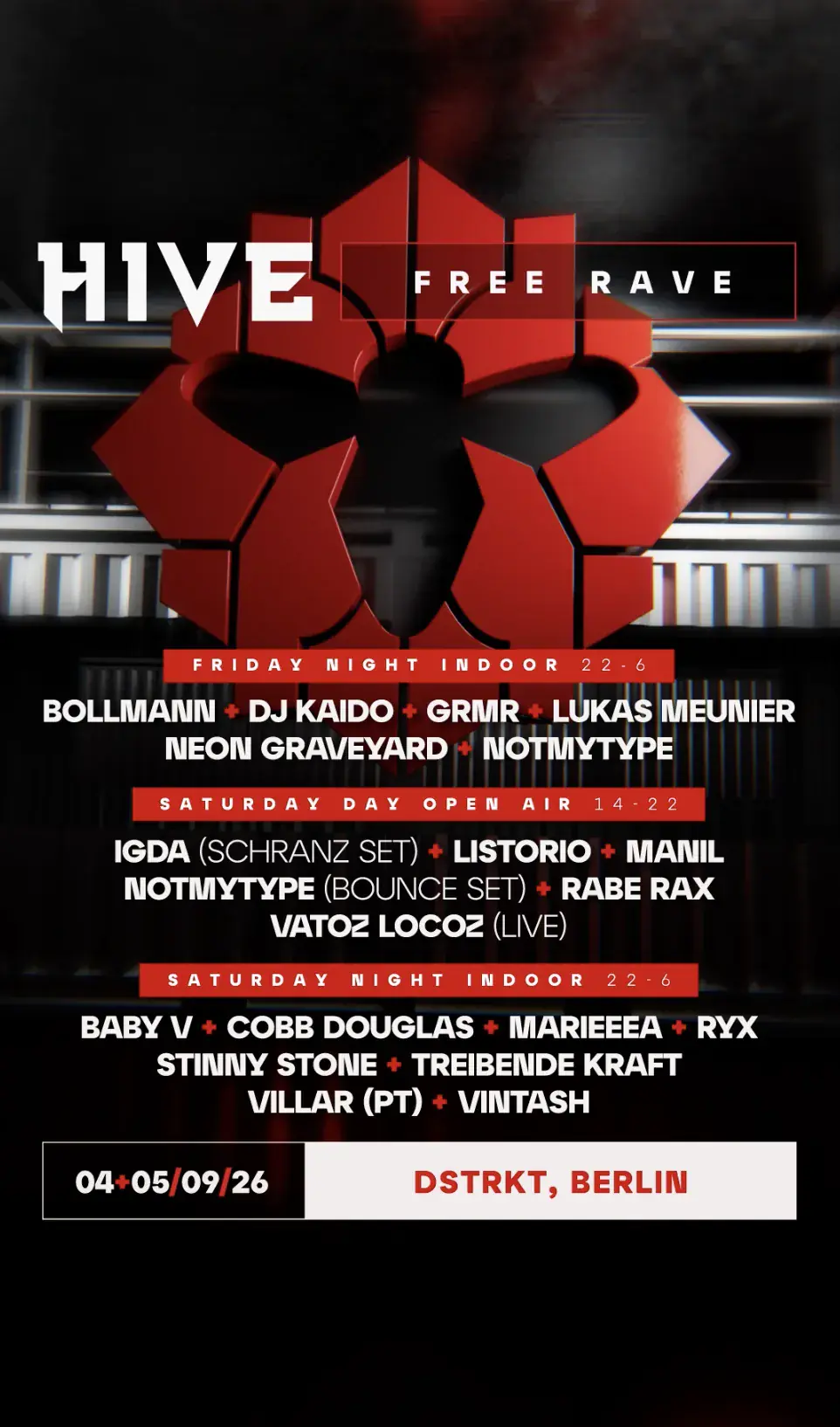 HIVE FREE RAVE