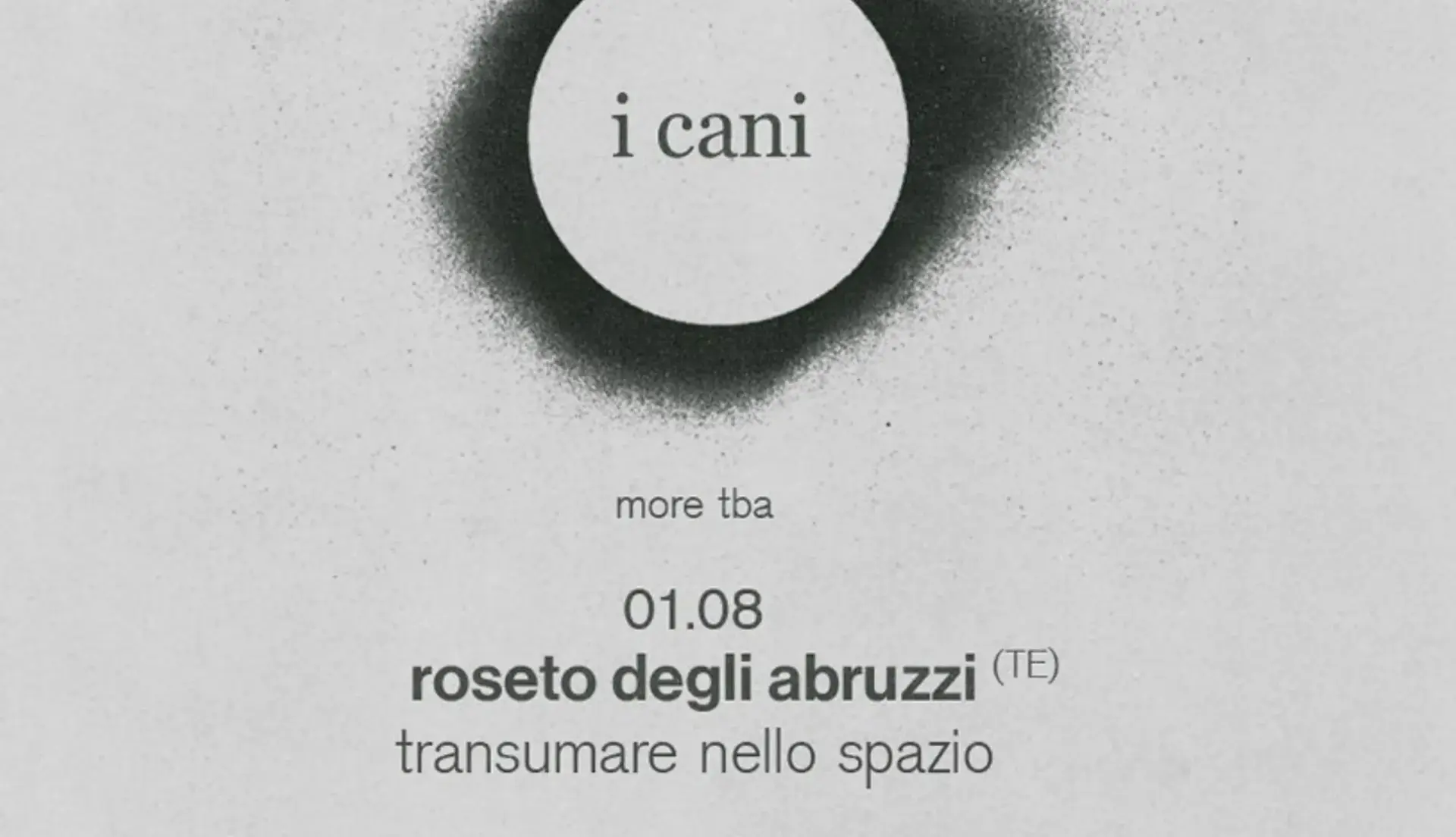 I Cani - Transumare Nello Spazio