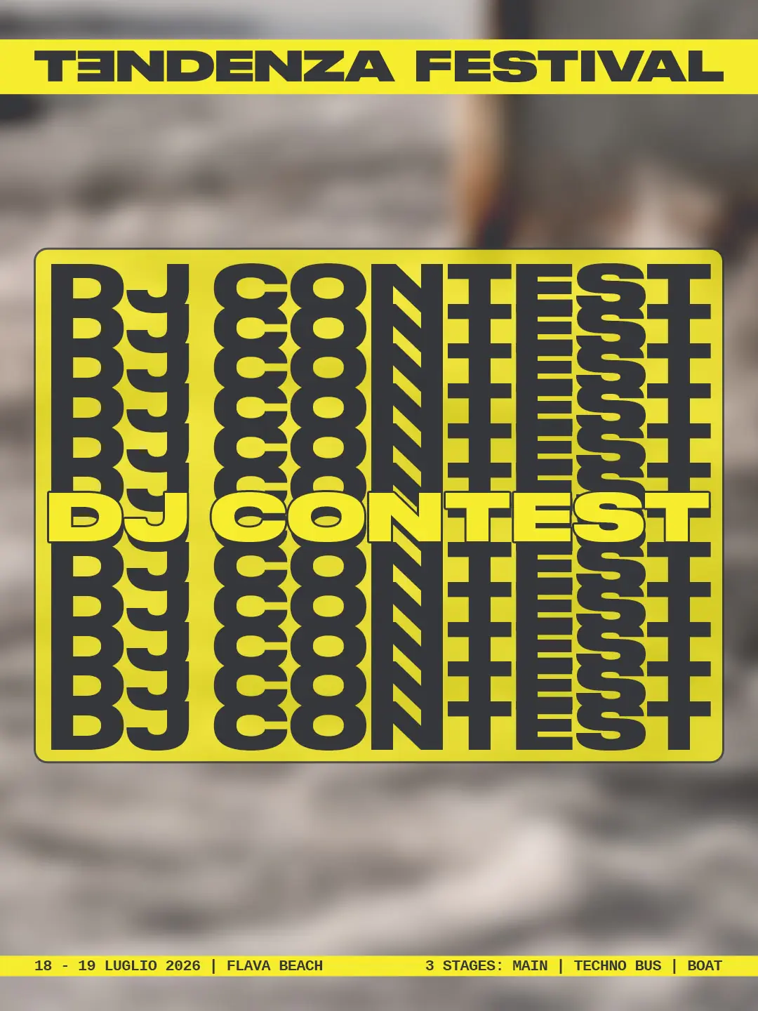 Tendenza Festival: DJ CONTEST + PARTY
