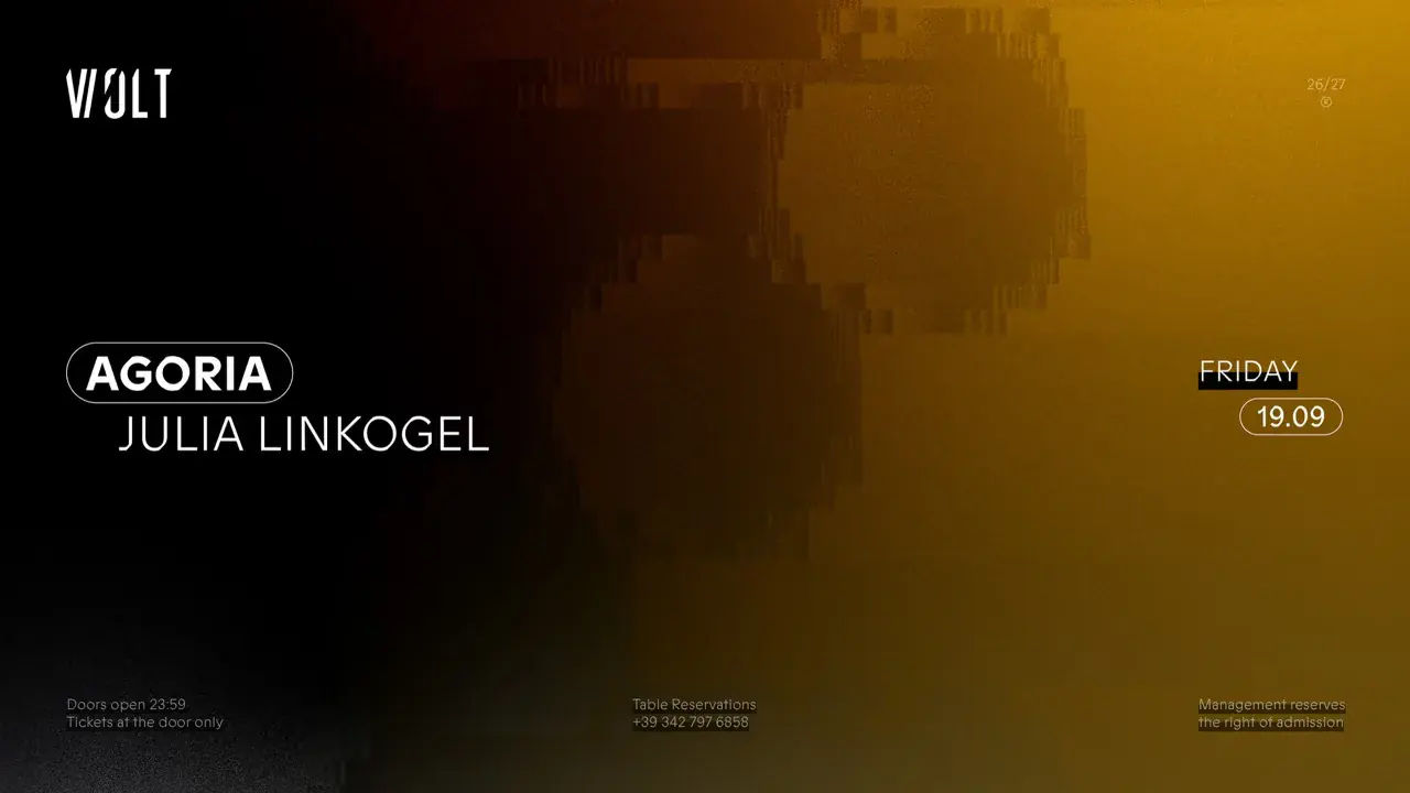Agoria + Julia Linkogel