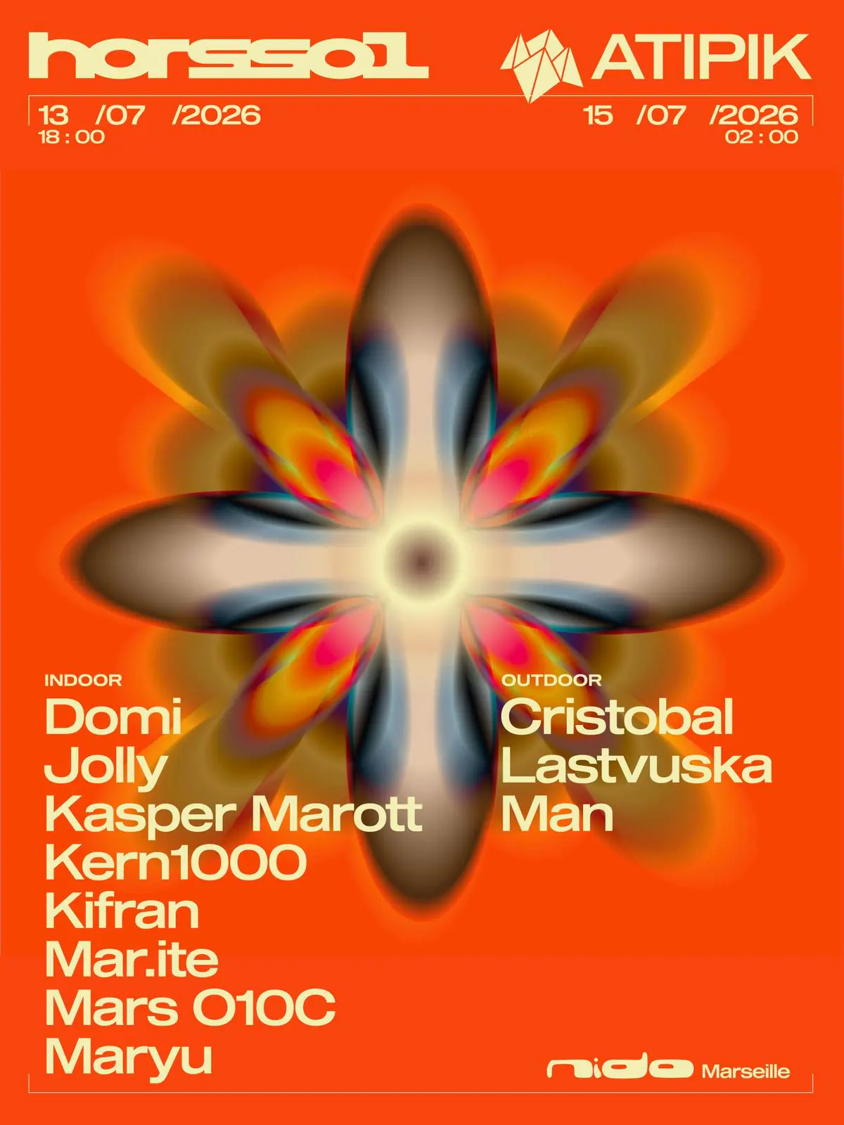 nido extended session - HORS-SOL x Atipik
