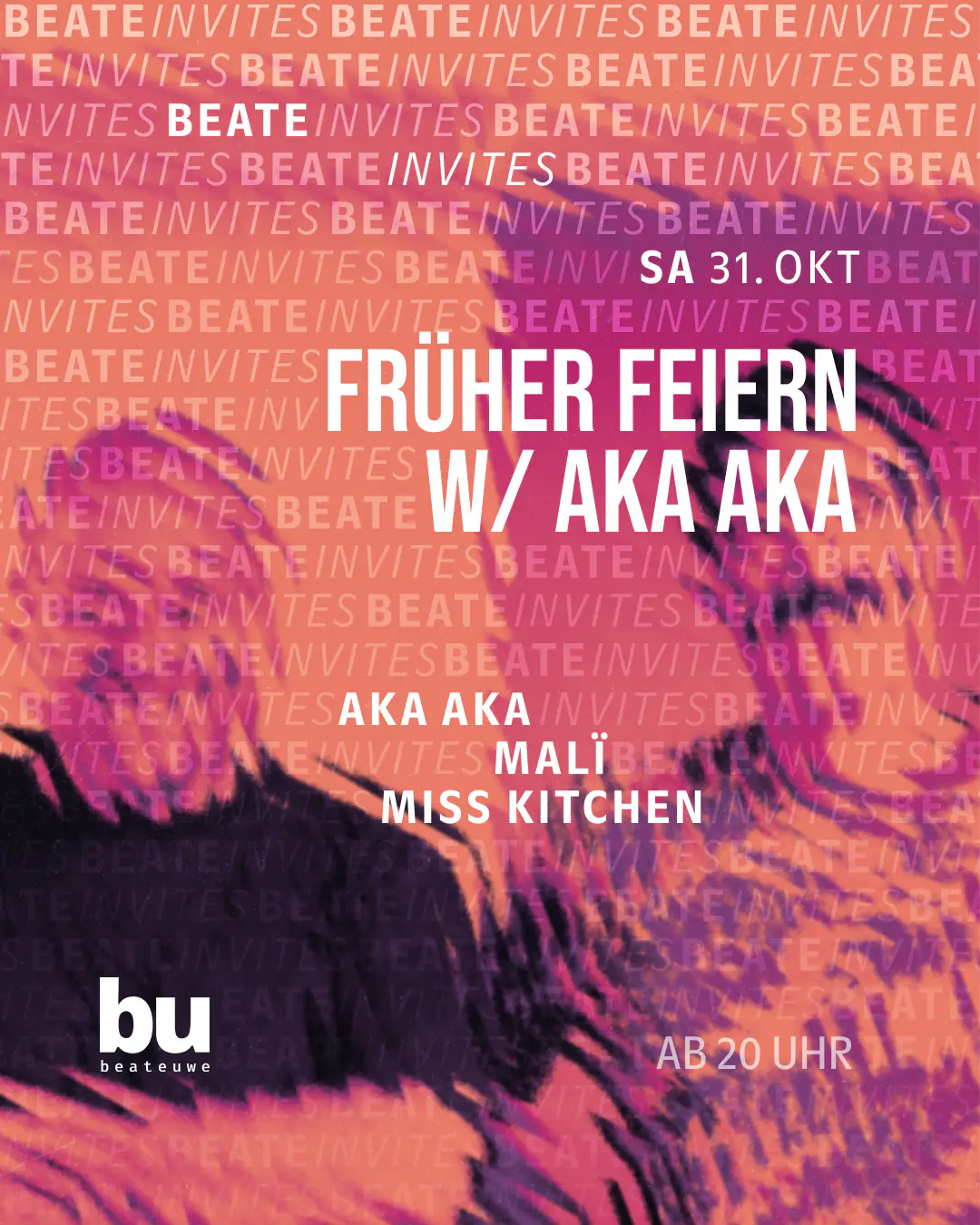 Beate Invites / / / Früher Feiern with AKA AKA