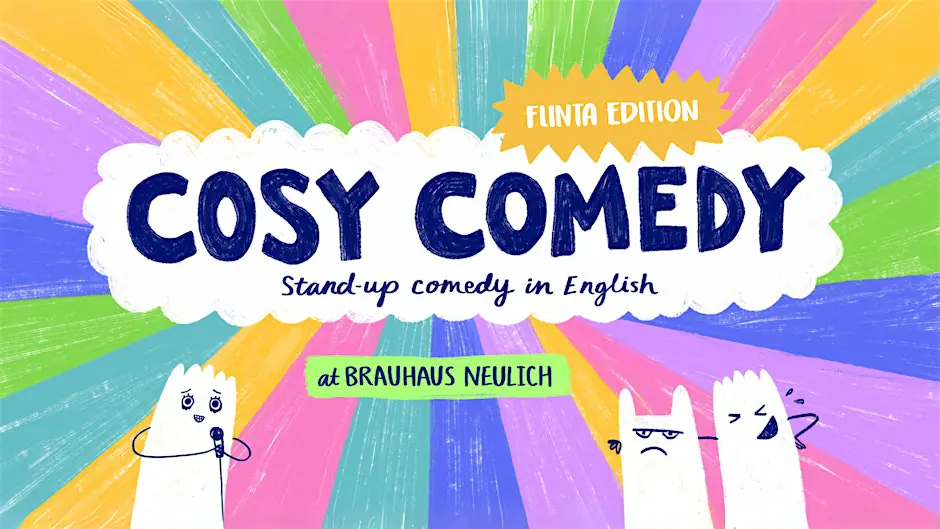 Cozy Comedy: Englische Standup-Comedy ⭐️FLINTA EDITION⭐️