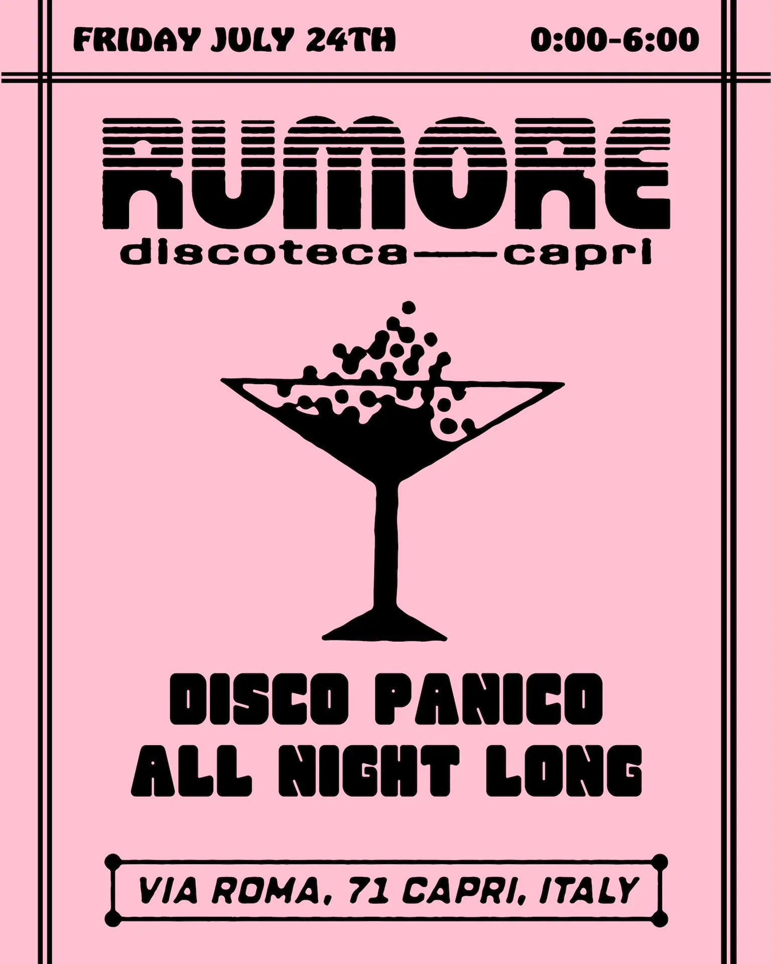 Rumore Season 26 Party N°26 W / Disco Panico