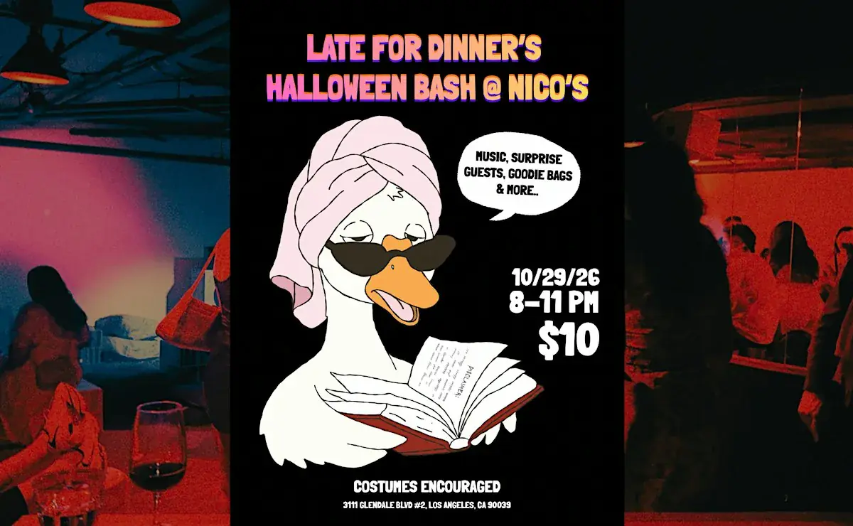 Fiesta de Halloween de Late for Dinner en Nico's