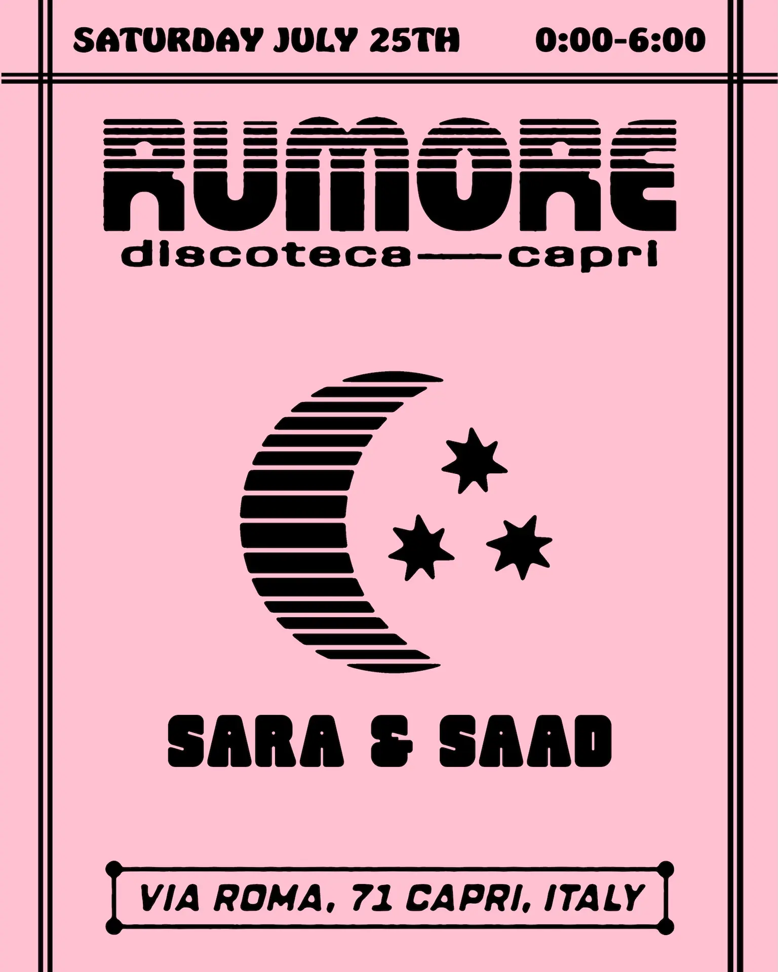 Rumore Season 26 Party N°27 W / Sara & Saad