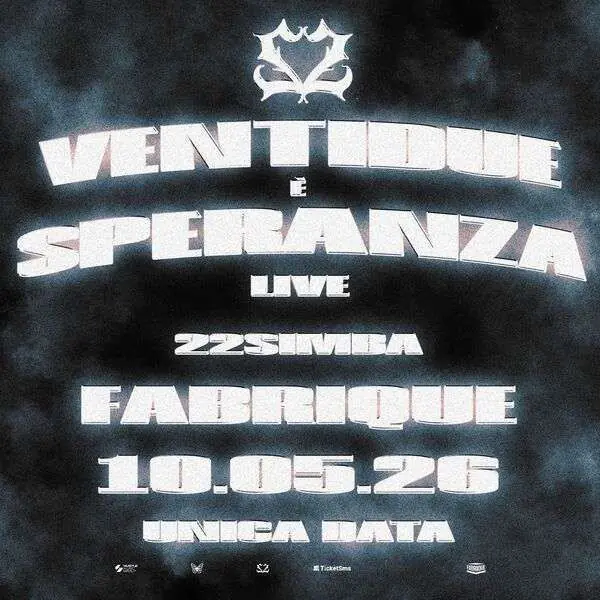 22Simba - Ventidue è Speranza - Live