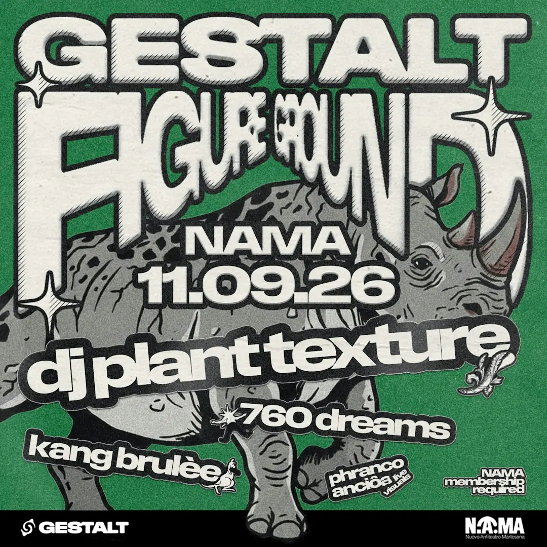 Gestalt pres. Figure Ground w / Dj Plant Texture