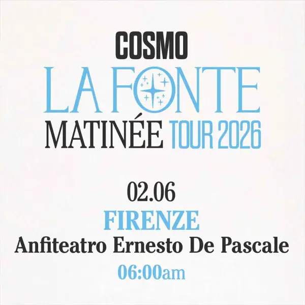 COSMO - GIRA MATINÉ 2026 | Anfiteatro Cascina
