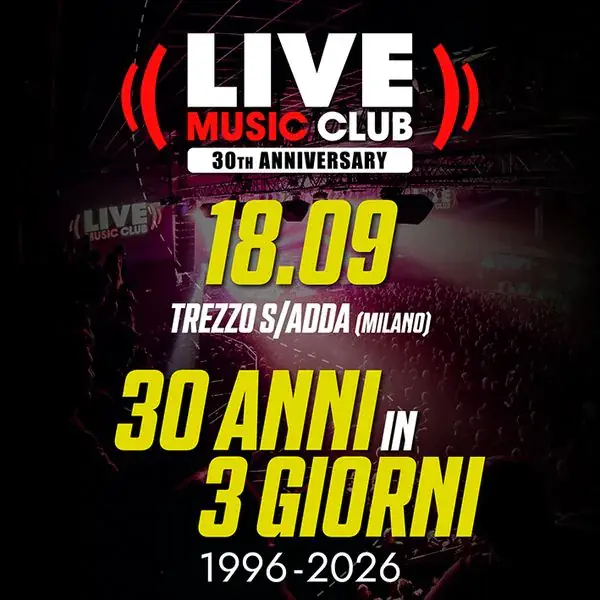 30 JAHRE IN 3 TAGEN - Live Club 30th Celebration Party - Tag 1