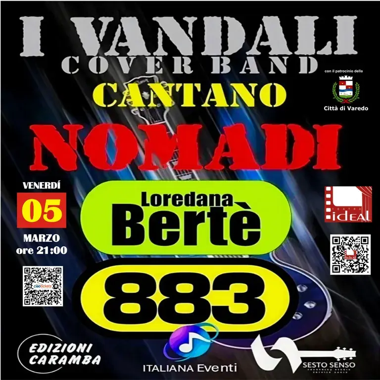 Nomadi - Bertè - 883 - I Vandali Cover Band