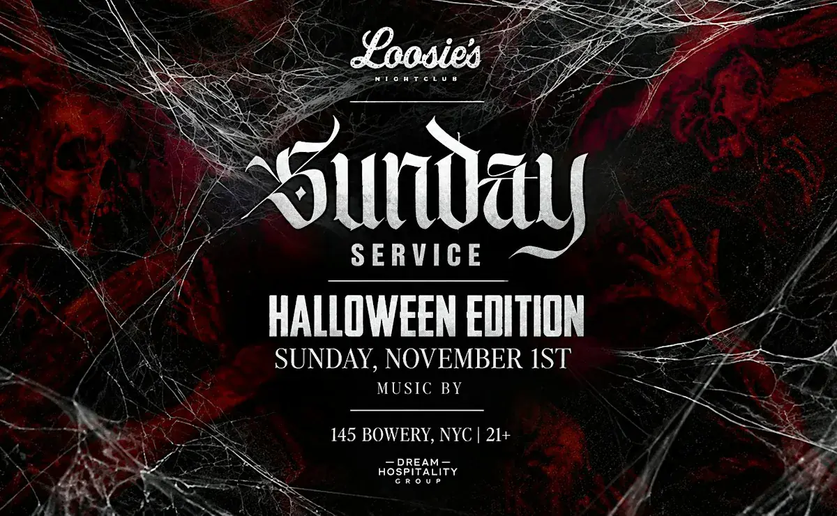 Sunday Service : soirée Halloween @ Loosie's NYC - dimanche 1er novembre