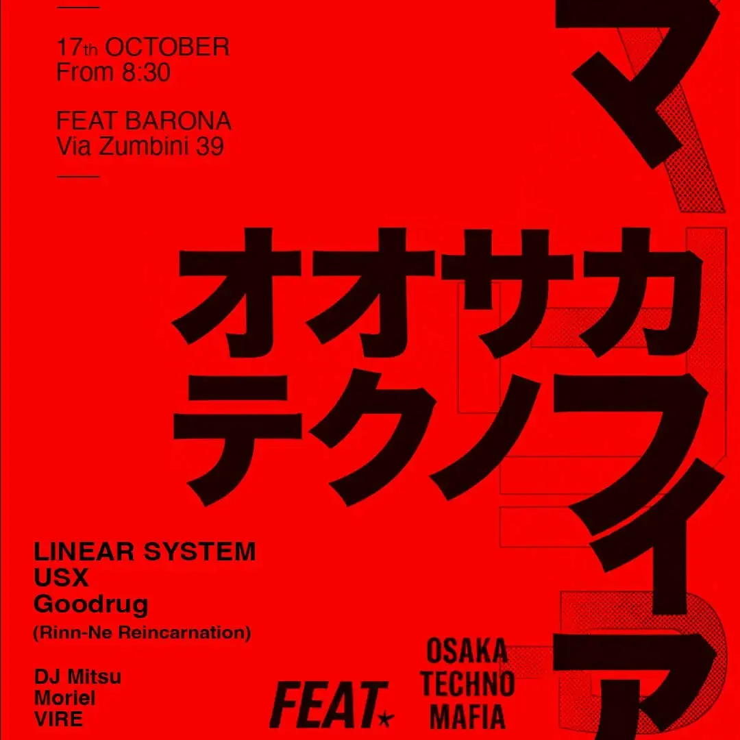 OSAKA TECHNO MAFIA takeover MILAN