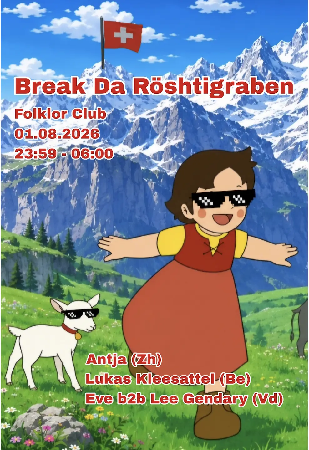LCDB x Break Da Röshtigraben / / / Antja - Lukas Kleesattel - Eve b2b Lee Gendary