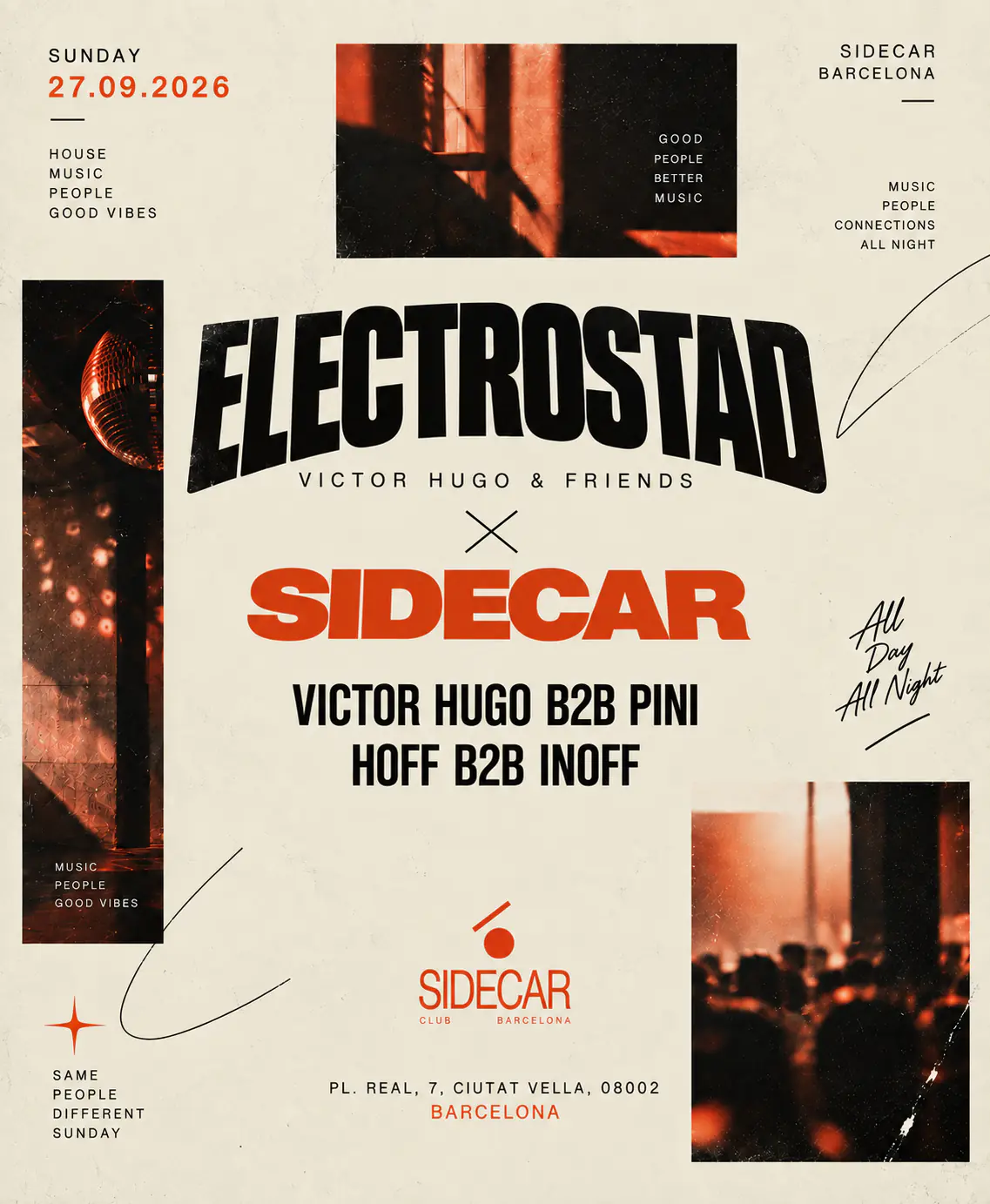 Electrostad: FREE PARTY with PINI B2B Victor Hugo