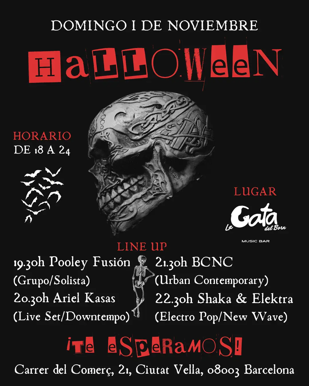 Electro Halloween 'Live Set' / La Gata del Born