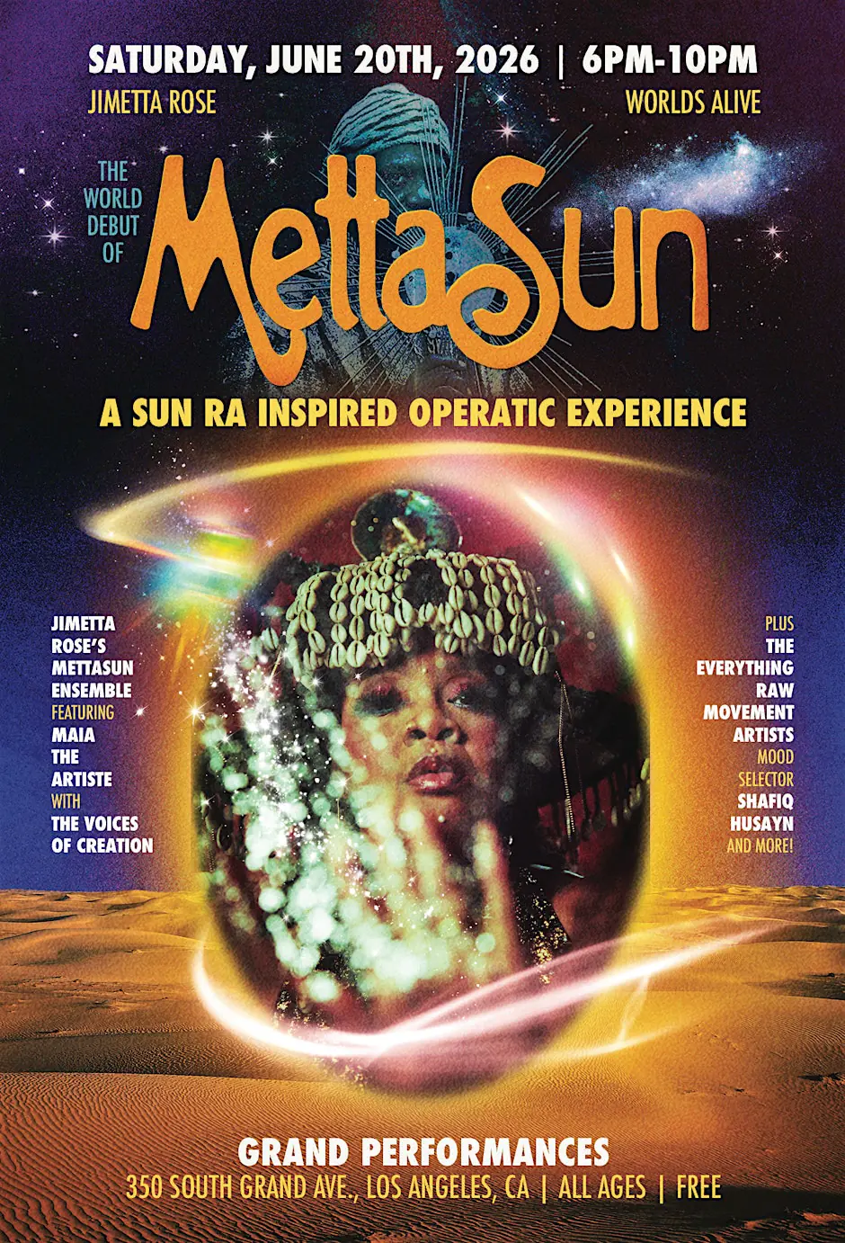 Jimetta Rose presents Metta Sun: A Sun Ra Operatic Experience