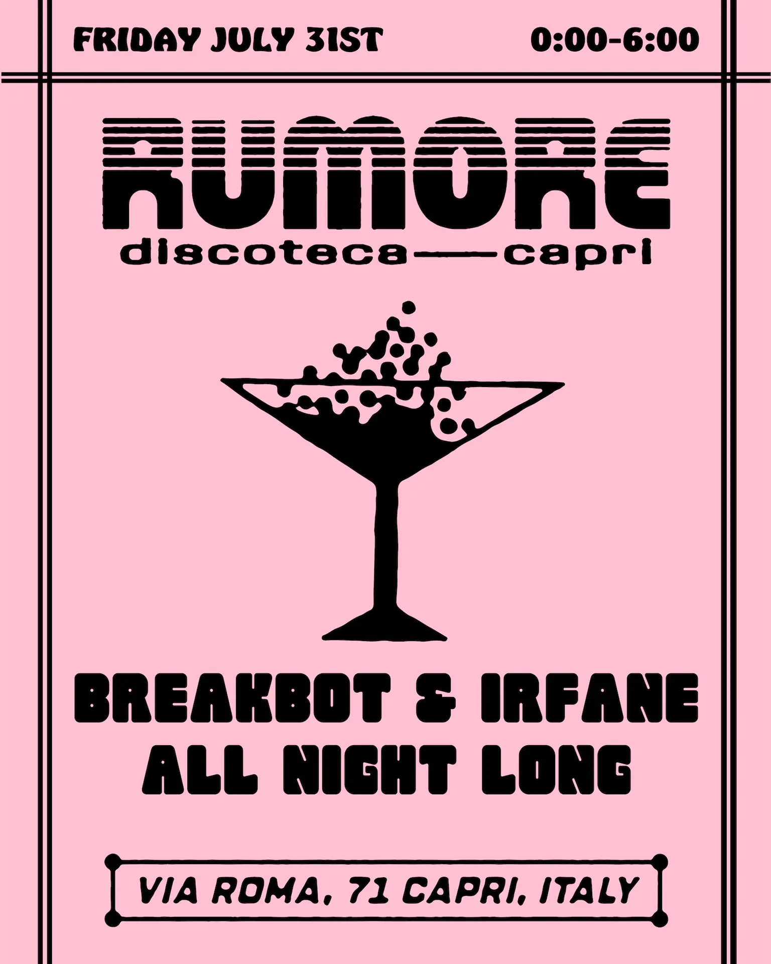Rumore Season 26 Party N°29 W / Breakbot & Irfane