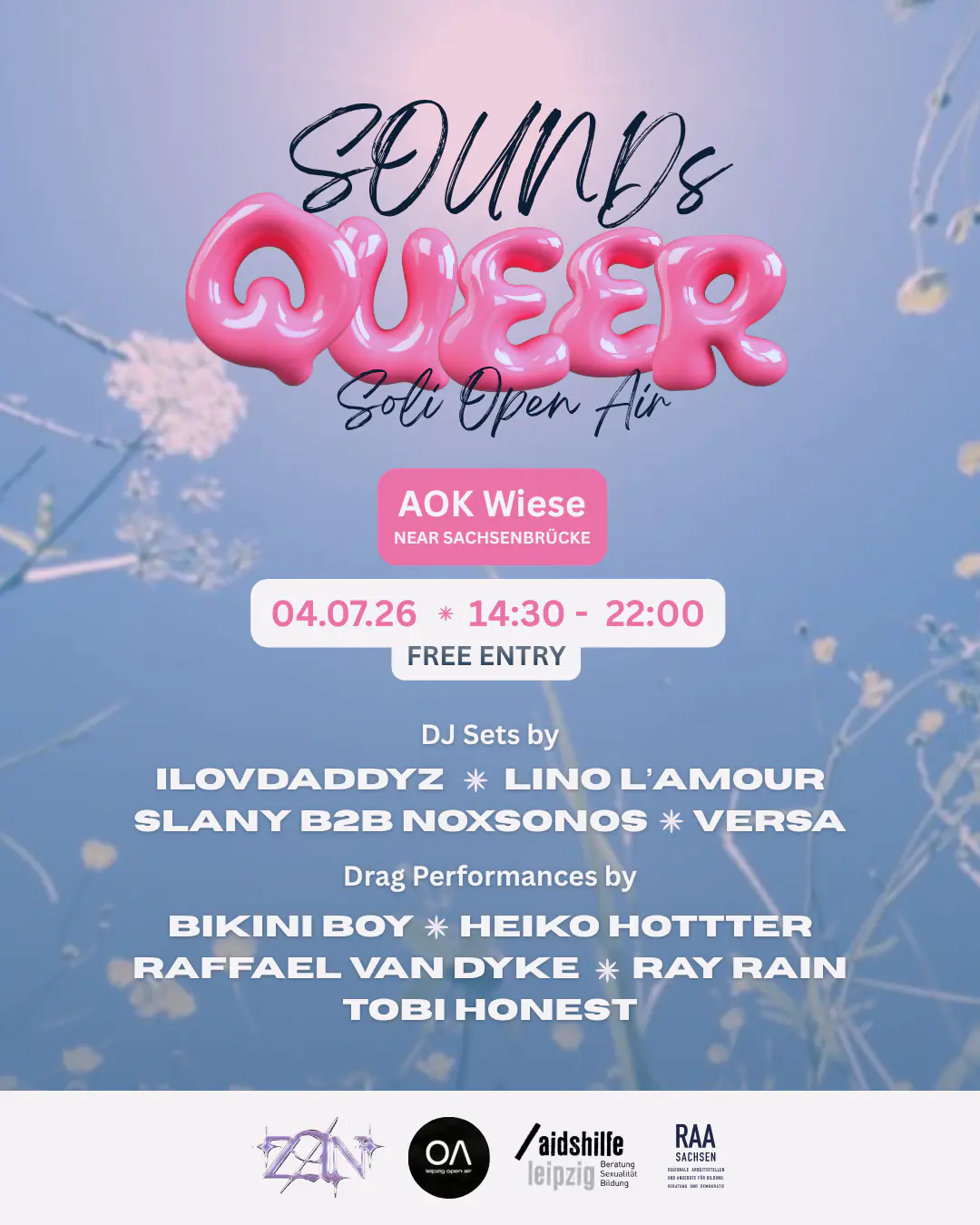 SOUNDS QUEER x ZAN Soli Open Air