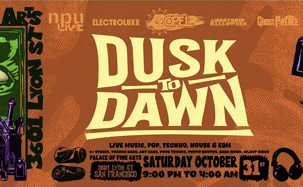 Dusk to Dawn Halloween at the Palace of Fine Arts