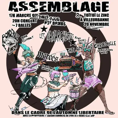 ASSEMBLAGE – RIOT-GRRRL-KONZERT & DIY-MARKT