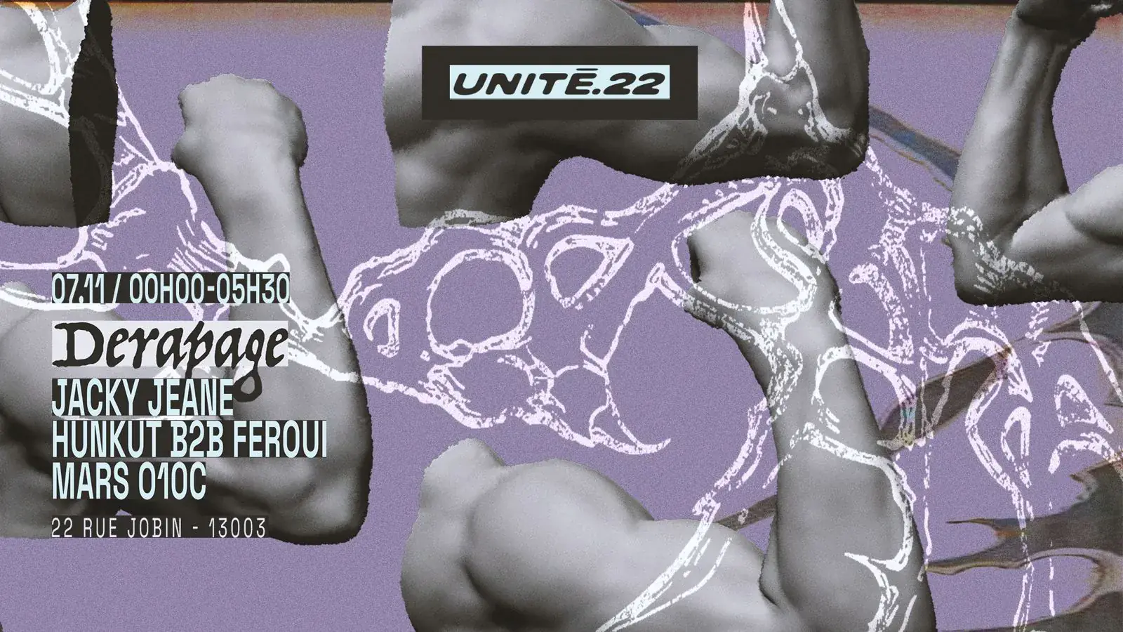 U.22 X Dérapage: Jacky Jeane, Mars O10C, Feroui, Hunkut
