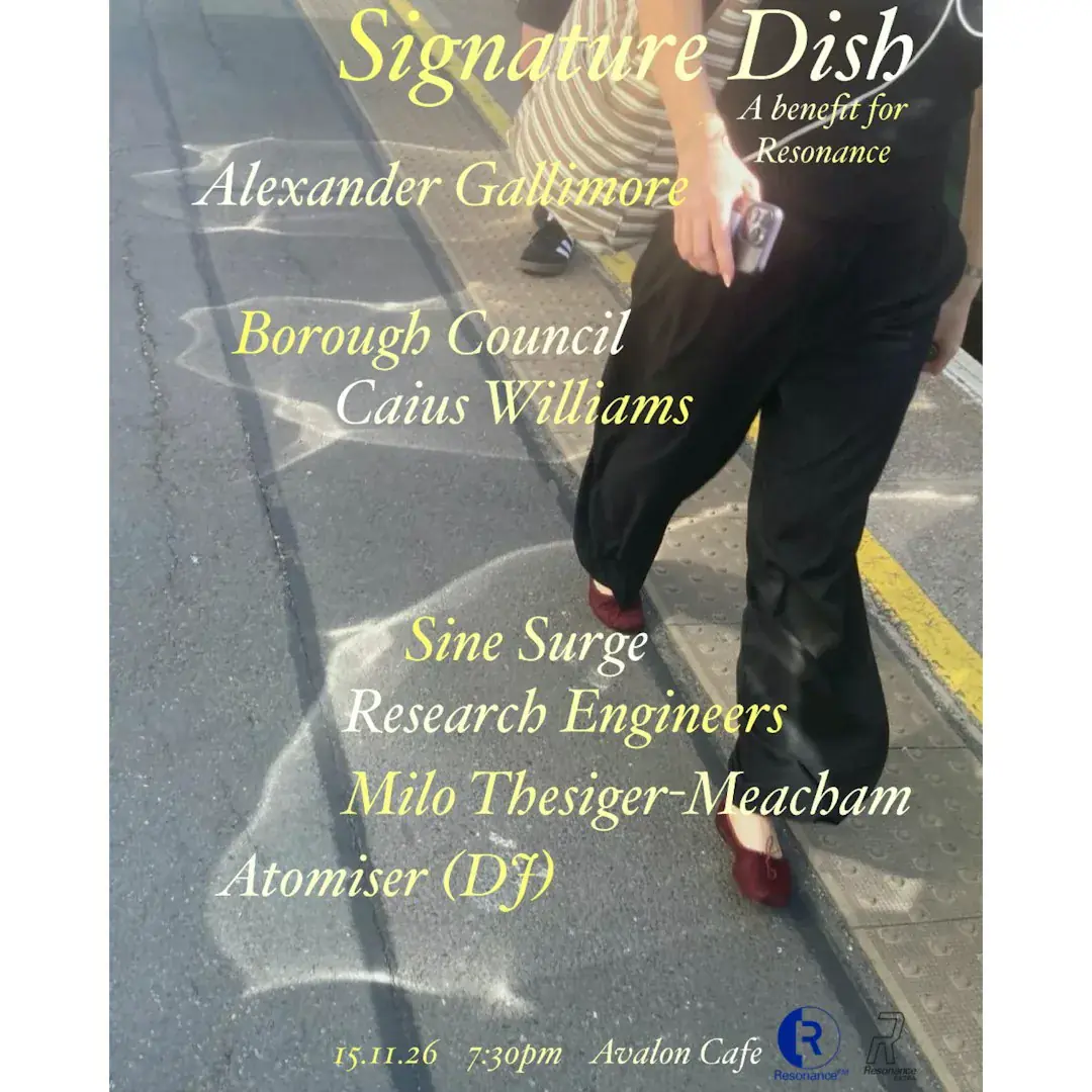 Signature Dish - a Resonance Fundraiser