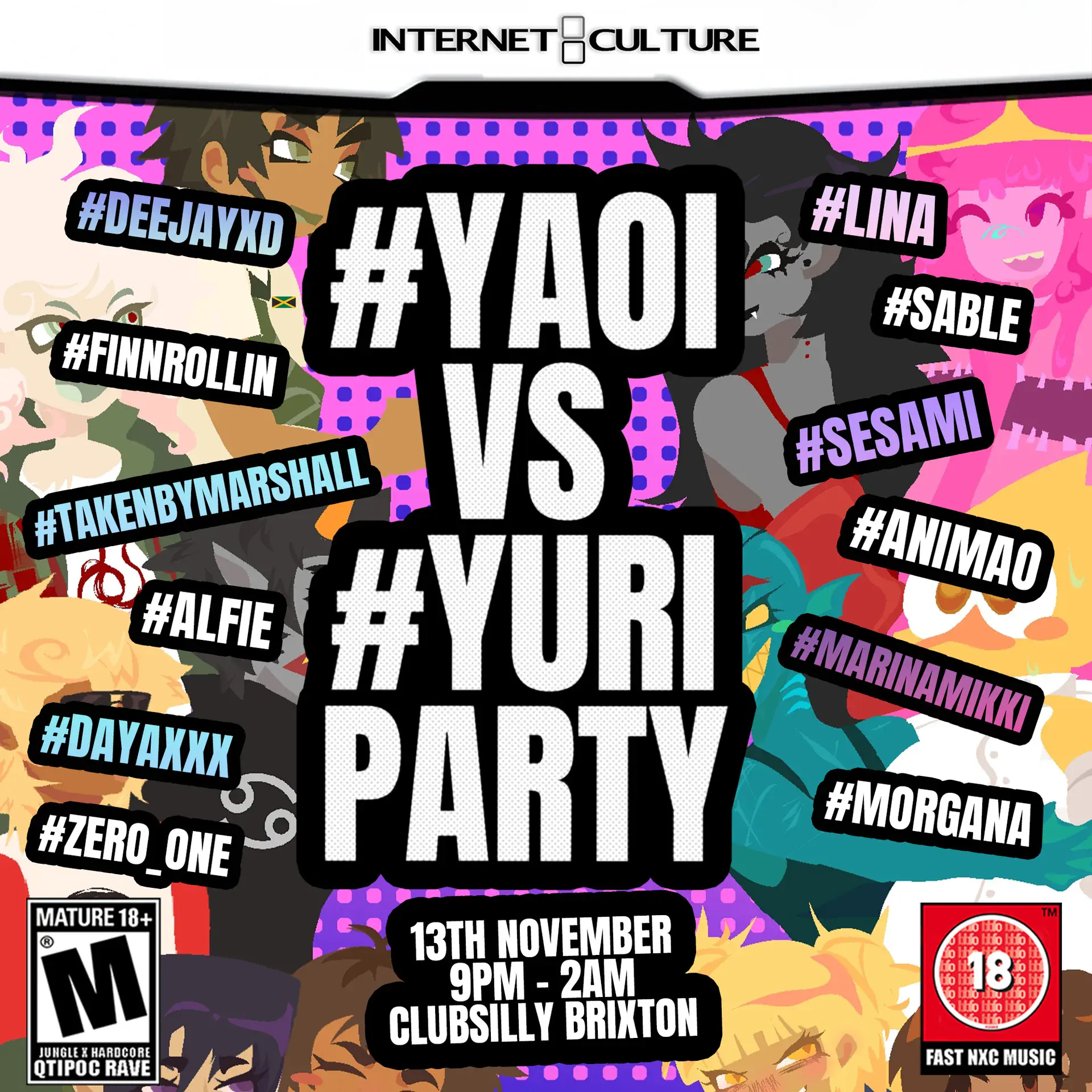 YAOI VS YURI PARTY