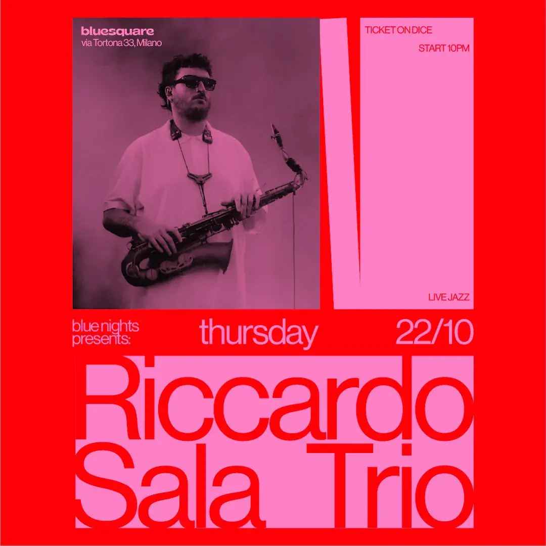 Blue Nights presents RICCARDO SALA TRIO live