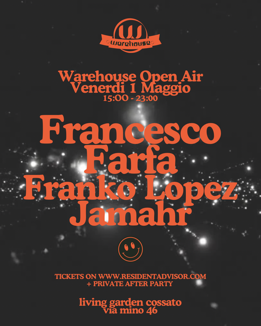 WAREHOUSE OPEN AIR w/Francesco Farfa