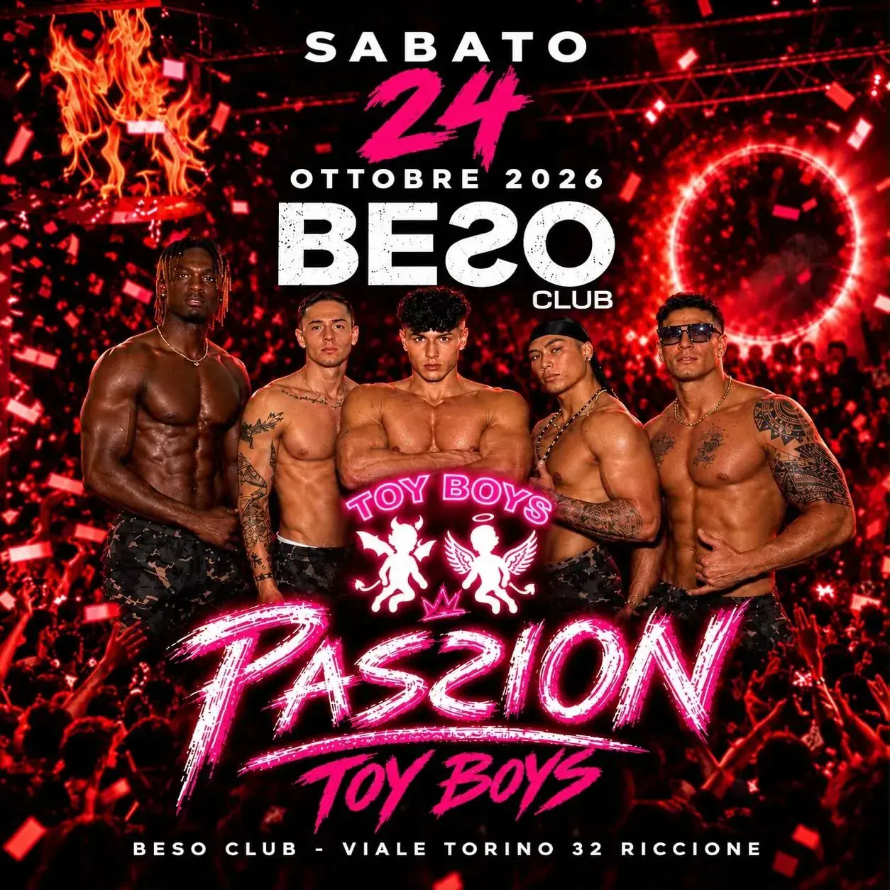 Passion Toy Boys en Beso Club